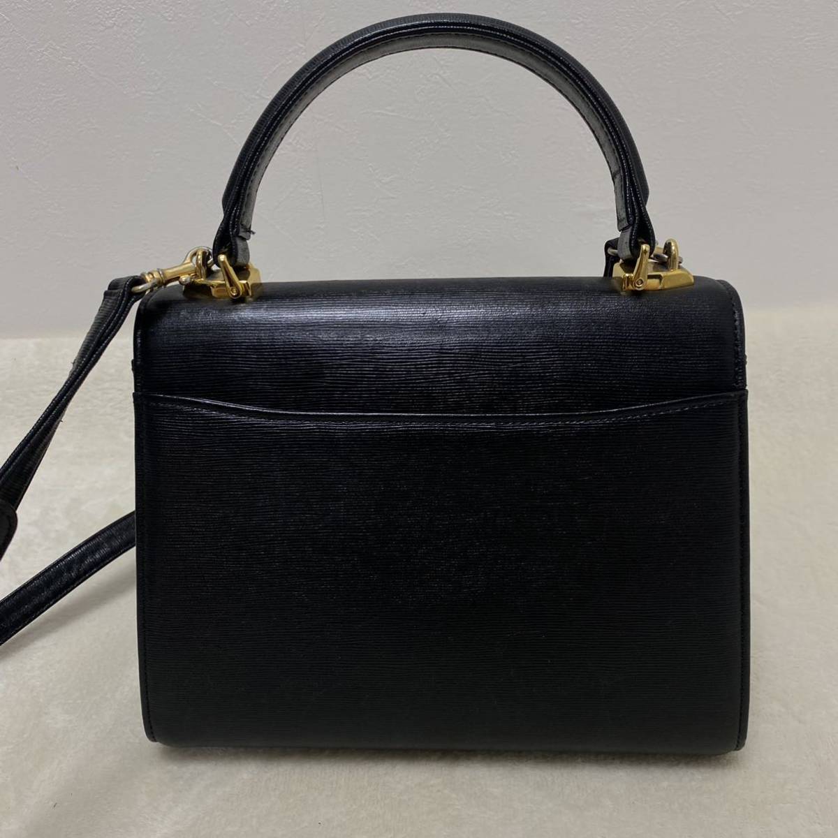 HANAE MORI ハナエモリ リボン 2wayバッグ フォーマル レザー ☆1円 