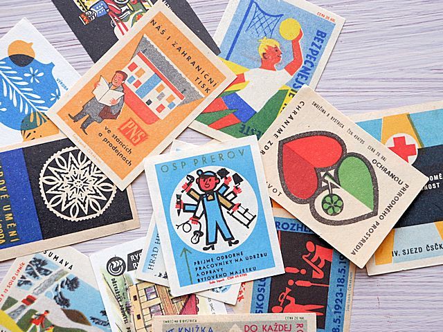 ヴィンテージ マッチラベル数百枚