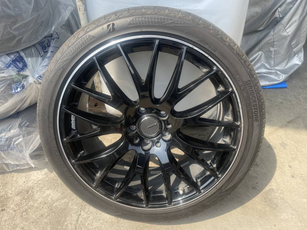 レイズ 20インチホイールセット 中古 RAYS 20×8 1/2J 38 114.3 5穴