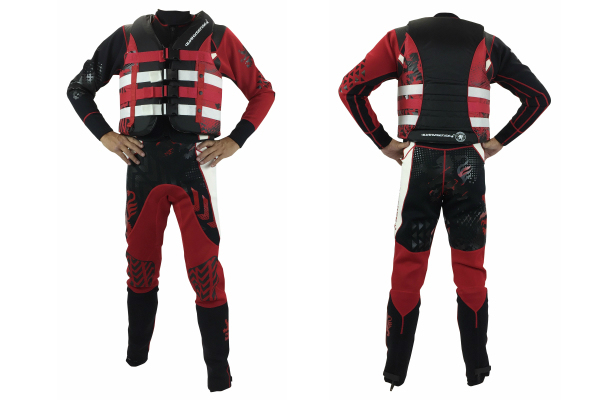 Quakysense M's 4BUCKLE LIFE VEST クェーキーセンス　4バックルライフジャケット（USCG/JCI認定）レッド（18QB-23）XLサイズ クエーキーセンス | - 品アウトドア・釣り・旅行用品 正規 （USCG&frasl;JCI認定）オレンジLサイズ