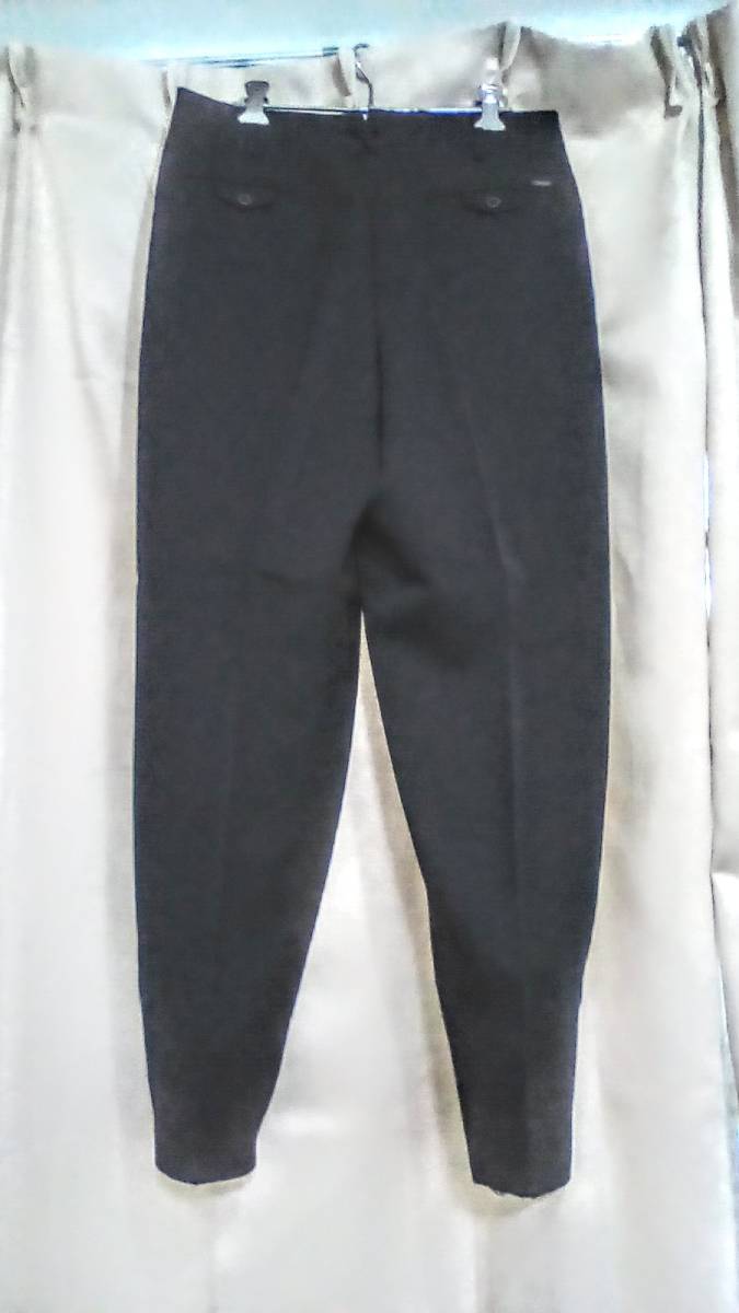 変形学生服 ズボン ボンタン 黒 ポリエステル100% Lサイズ ウエスト75