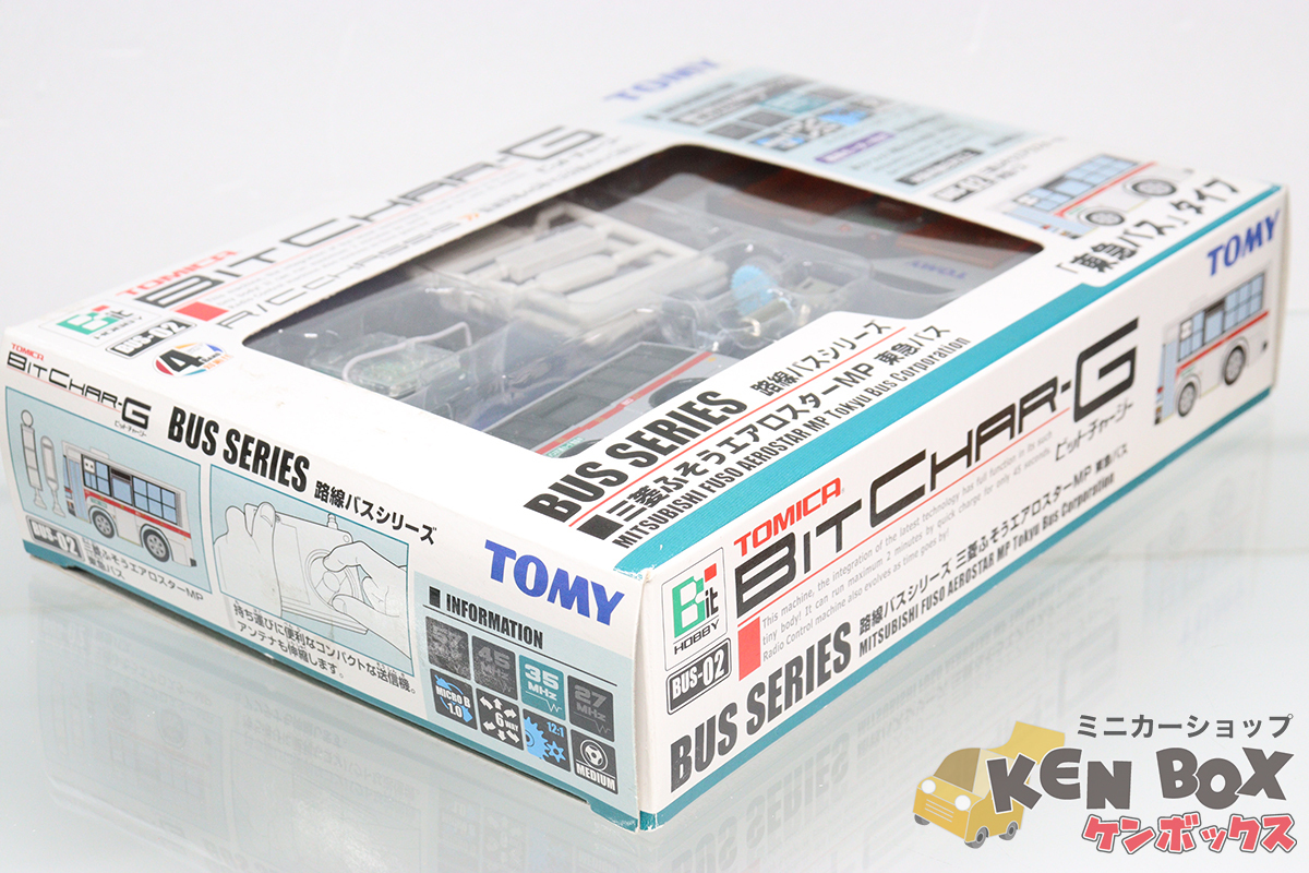TOMICA トミカ BIT CHAR-G ビットチャージ― BUS-02 MITSUBISHI FUSO