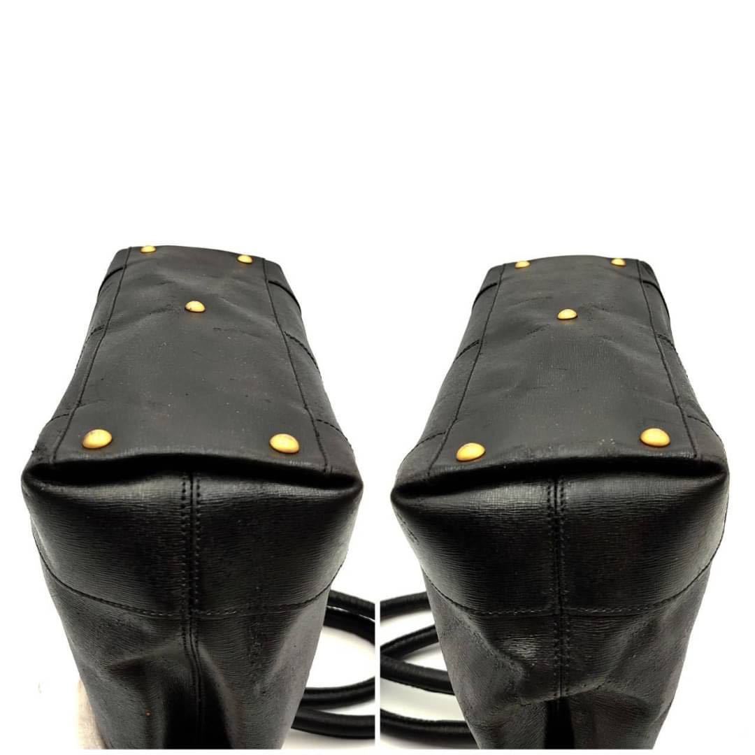 1円【美品】 FENDI フェンディ トートバッグ 肩掛け ゴールド金具