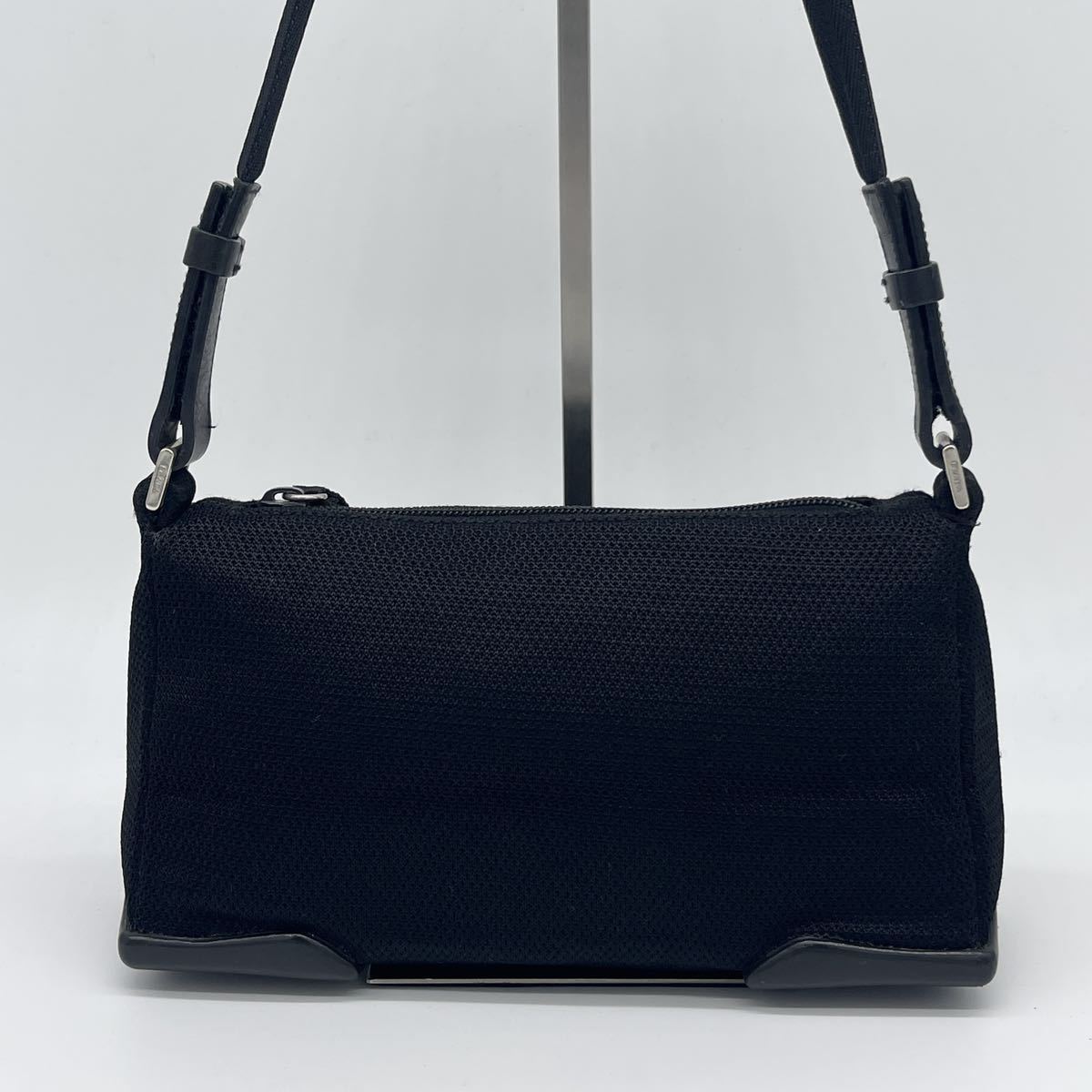 1円○極美品○プラダ PRADA○ショルダー ハンド トート ミニ バッグ 