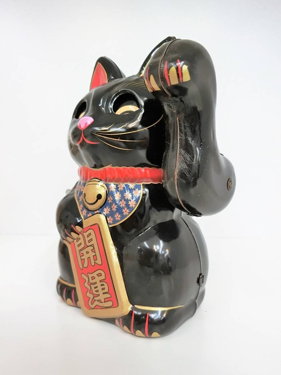 BILLIKEN ブリキのまねき猫 黒 高さ13.5㎝ - DONKEY ドンキー ラッキー