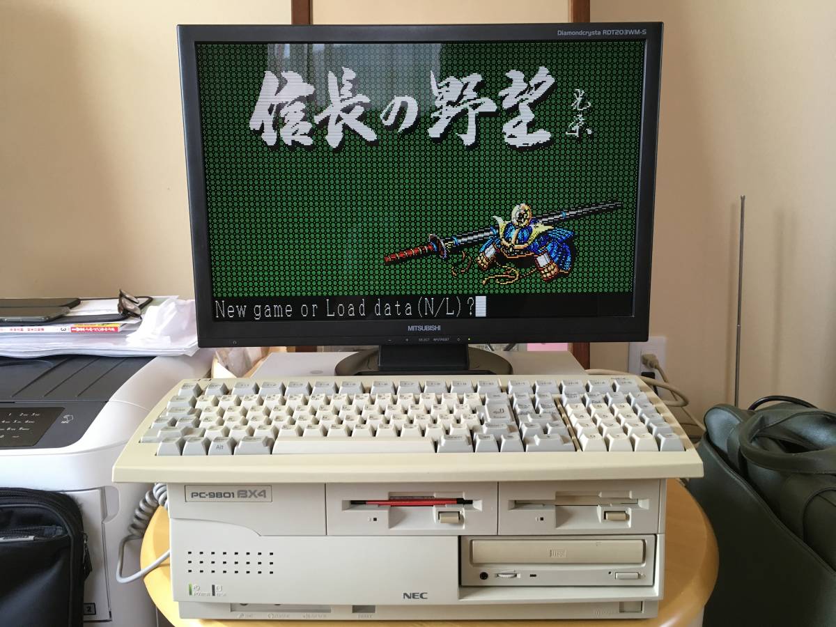 NEC PC-9801BX4/U2 i486DX4 32MB 120MB CD-ROMドライブ付 内蔵電池新品