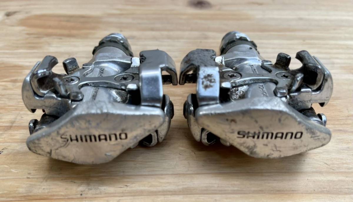 中古】SHIMANO シマノ SPDペダル PD-M747 クリート未使用品付属 XTR
