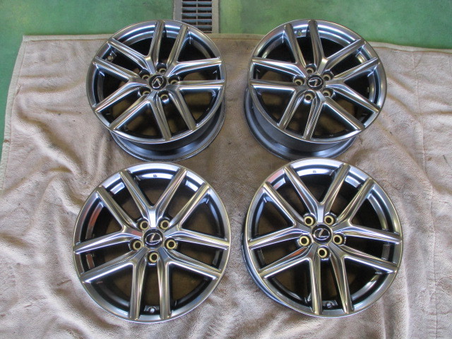 美品 レクサス LEXUS IS F-SPORT 純正 ホイール セット GSE30 AVE30