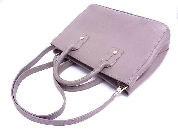 1円 □極美品□ FURLA フルラ リンダ レザー 2WAY ハンドバッグ 