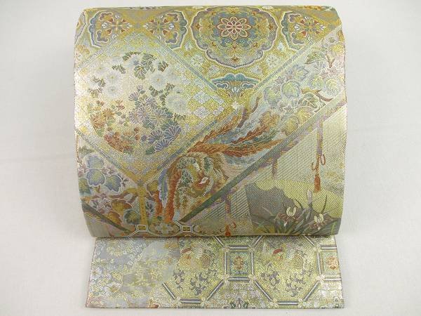 着物ふぁんた△西陣あさぎ 24金 両面 本金プラチナ二重箔 古都乃名宝 