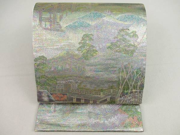着物ふぁんた△西陣あさぎ 24金 両面 本金プラチナ二重箔 古都乃名宝 