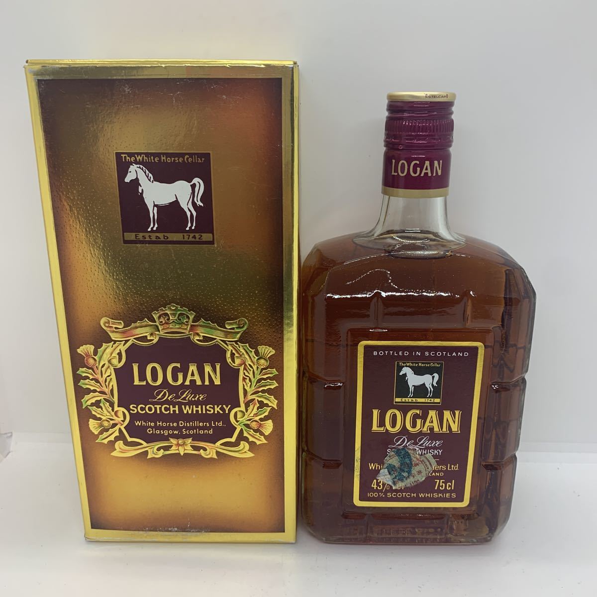 ローガン デラックス LOGAN - ウイスキー Yahoo!オークション 特級 D 