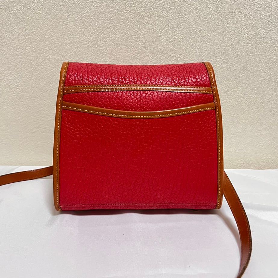 美品】DOONEY&BOURKE ショルダーバッグ レッド クロスボディ チャーム