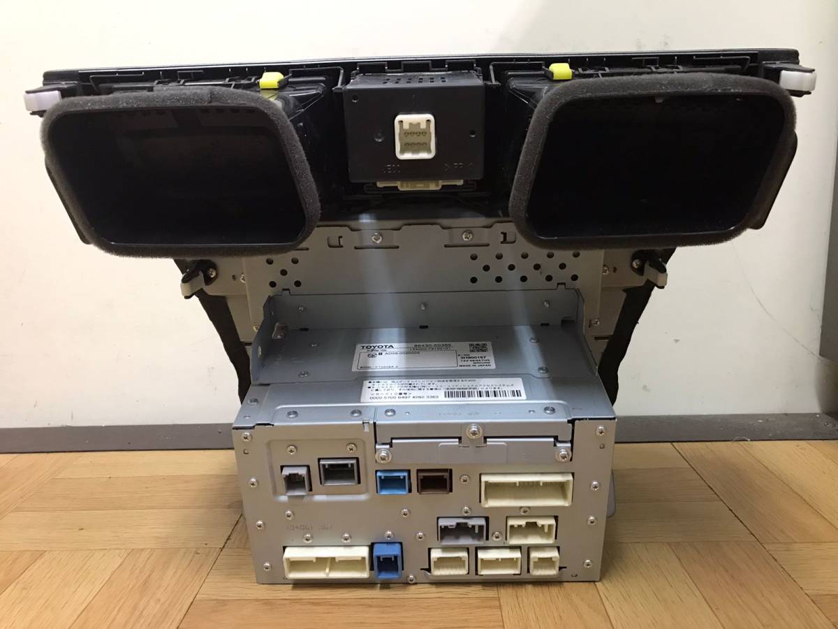 保証付 レクサス LS460 USF40 前期 純正HDDマルチ モニター ナビ