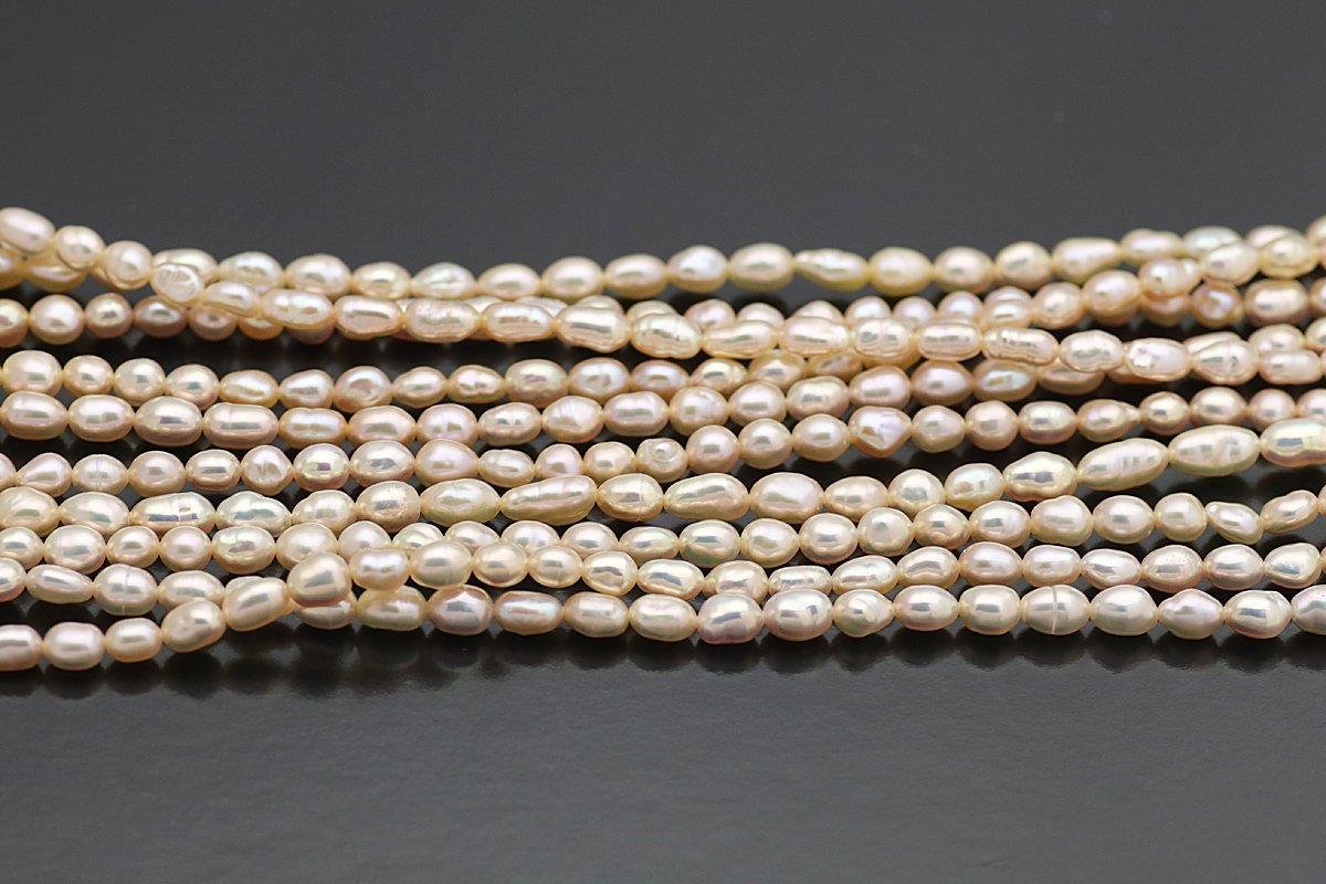 1円～ 超美品 MIKIMOTO ミキモト 淡水パール 5連 ロング