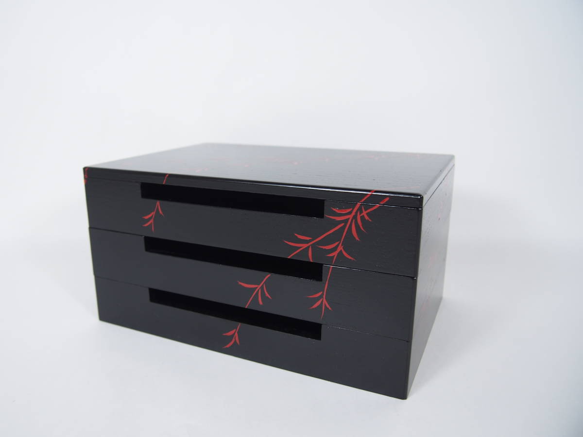 塗師 川瀬表完 鵬雲斎好写 田楽 菓子器 木製 黒塗 表完 共箱 茶道具