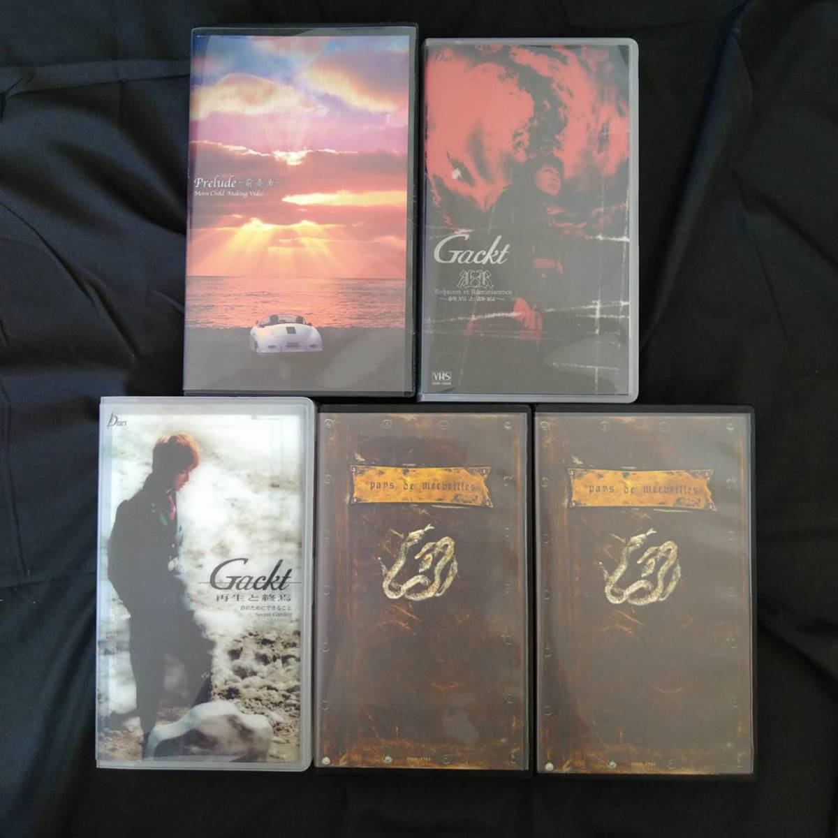 希少　MALICE MIZER ビデオテープおまとめ Gackt ガクト マリスミゼル MALICE MIZER ムーンチャイルド VHS ビデオ