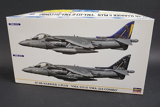 ☆ Hasegawa ハセガワ 1/72 AV-8B ハリアーIIプラス VMA-513 & VMA-214