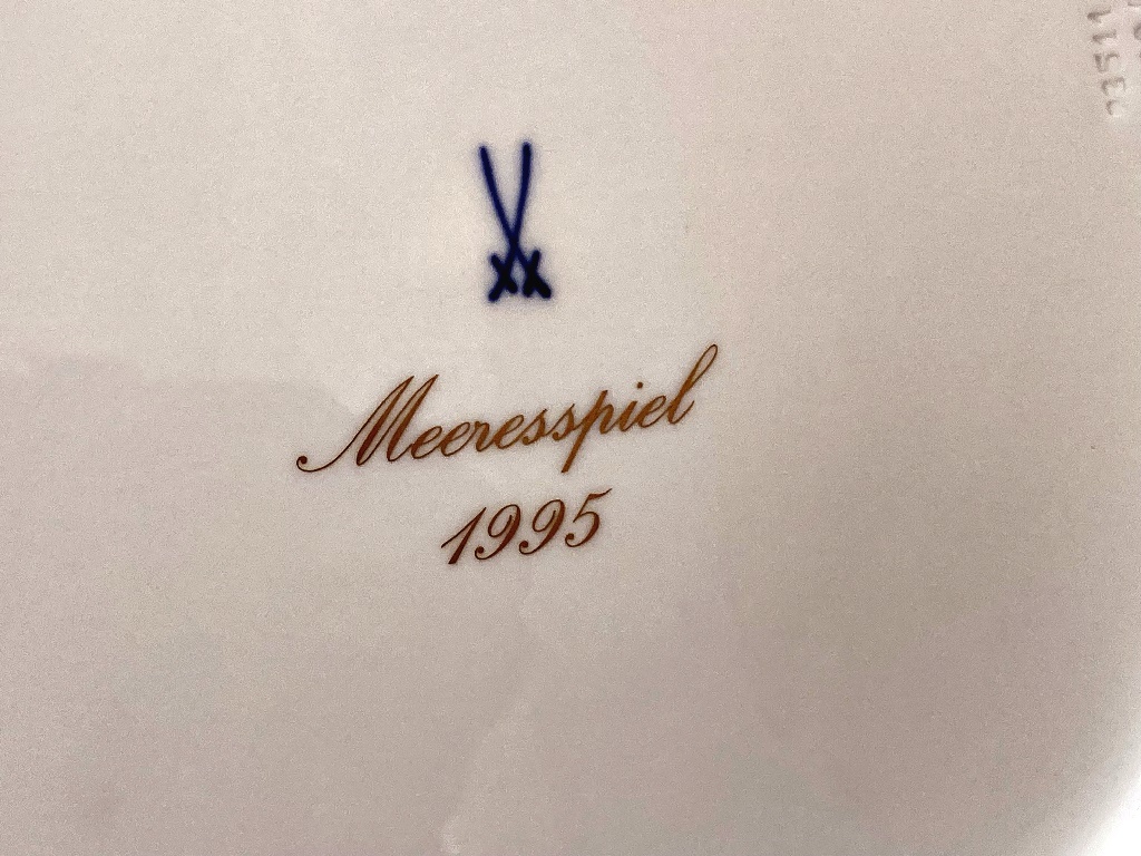 Meissen イヤープレート マイセン 1995年 メモリアルプレート マイセン