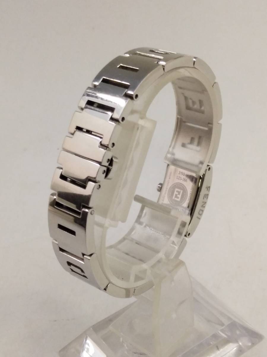 8074 中古品 ☆FENDI 3150L クォーツ/QZ レディース 腕時計 スクエア