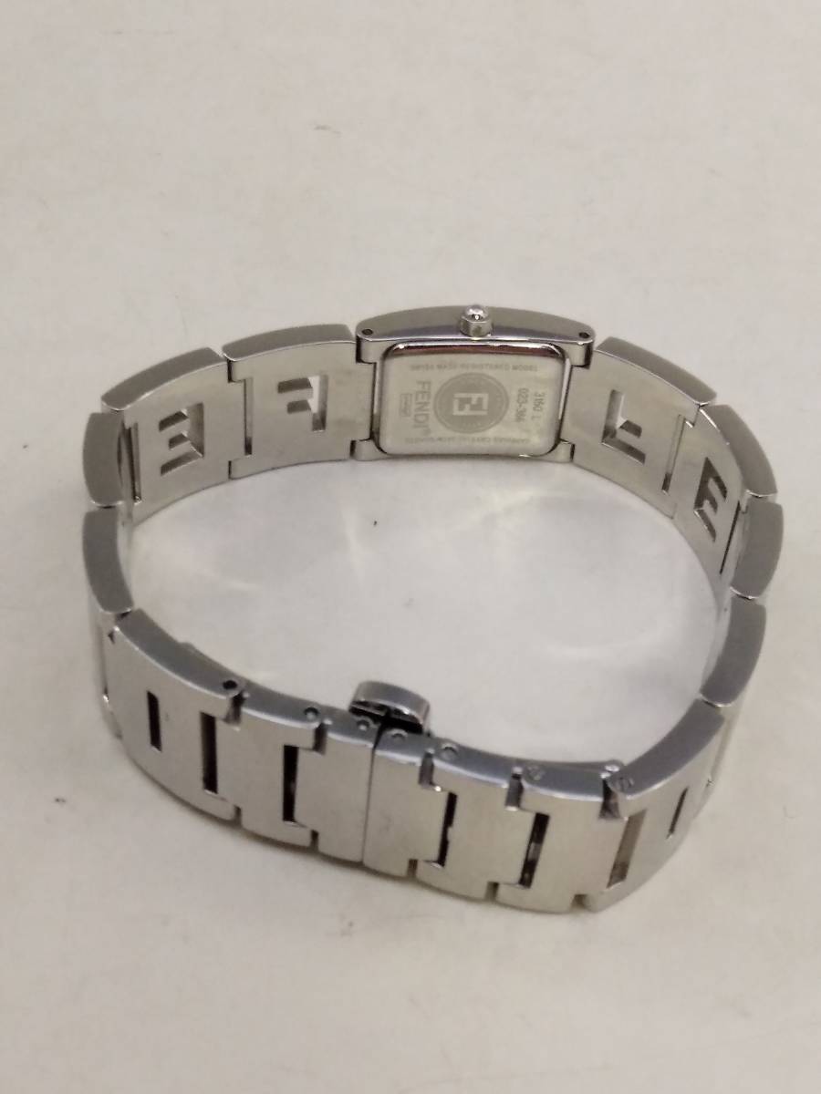 8074 中古品 ☆FENDI 3150L クォーツ/QZ レディース 腕時計 スクエア