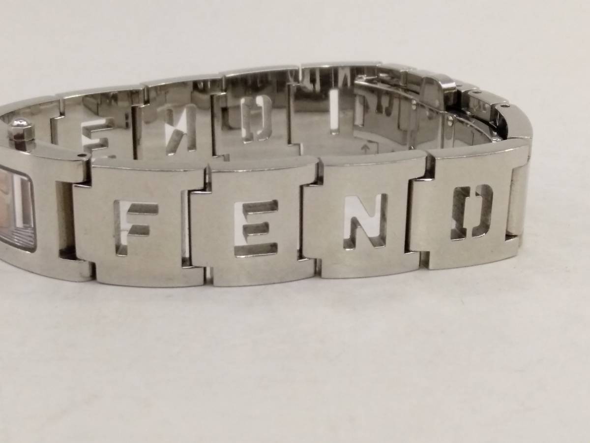 8074 中古品 ☆FENDI 3150L クォーツ/QZ レディース 腕時計 スクエア