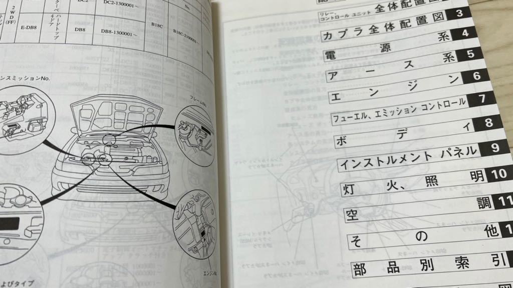 ホンダ インテグラ タイプR dc1 dc2 DB6 DB8 DB9 typeR サービス