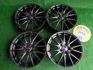 中古アルミ 16×6.5J 5/114.3 +53 向かい合わせ ウェッズ ヴェルヴァ 4本