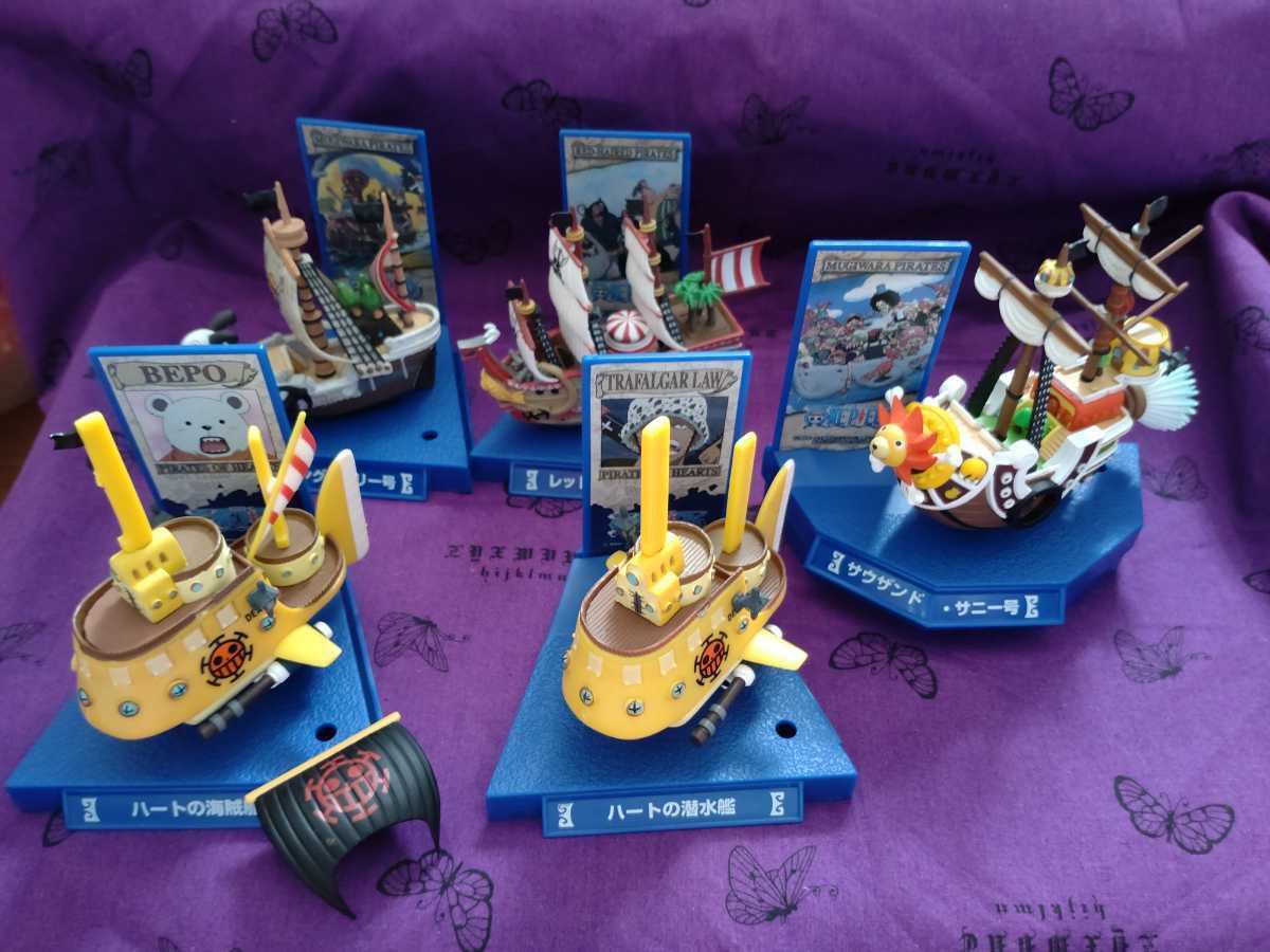 まとめ ワンピース　フィギュア メリー号 サニー号　ワンピースコレクション４０点 ONE PIECE ワンピース スーパーシップコレクション 船 フィギュア
