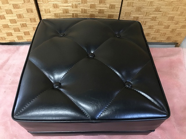LPD86695小 カリモク60 オットマン ロビーチェア スツール X36206BDK