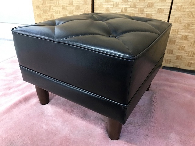 LPD86695小 カリモク60 オットマン ロビーチェア スツール X36206BDK