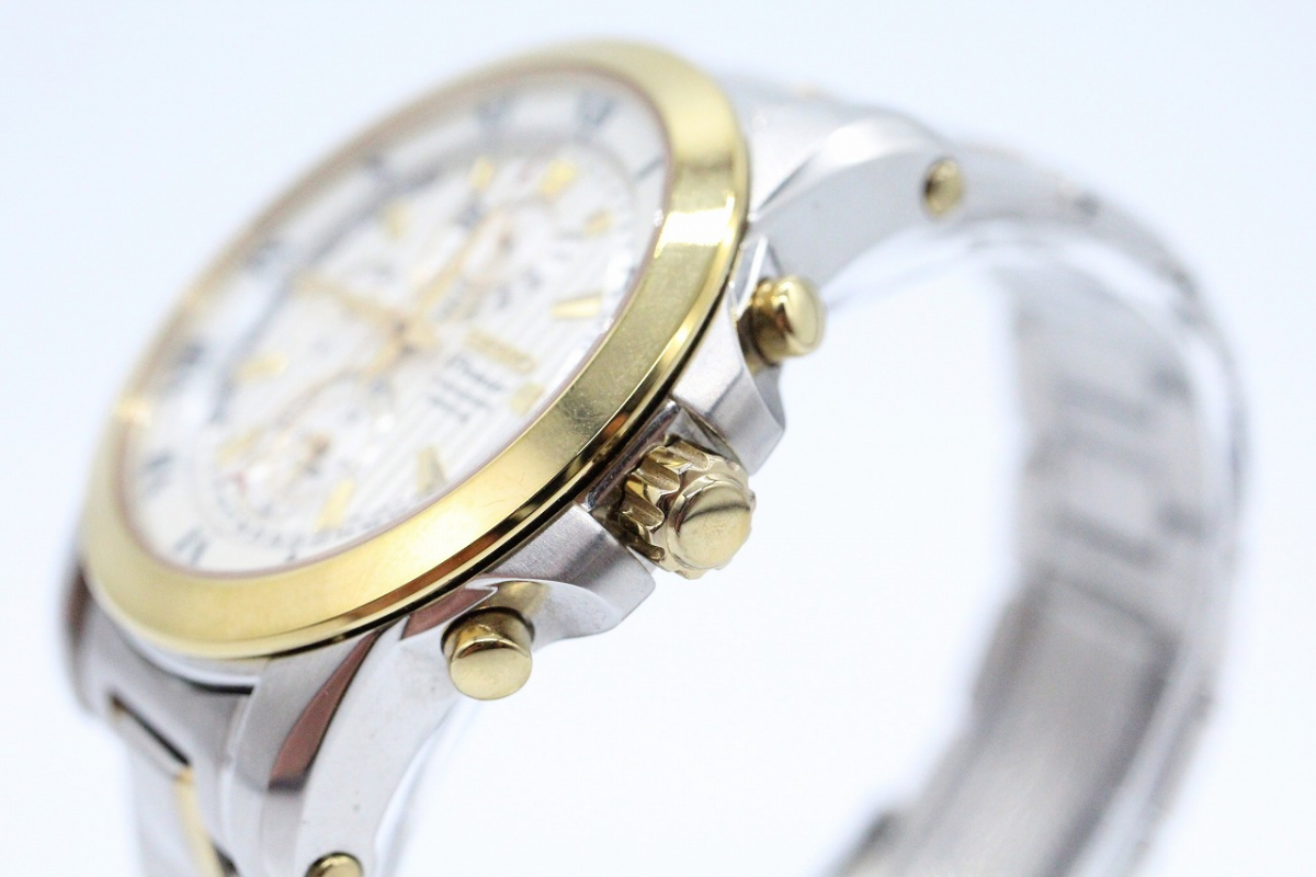 ト静】稼働品 セイコー SEIKO プルミエ Premier パーペチュアル 