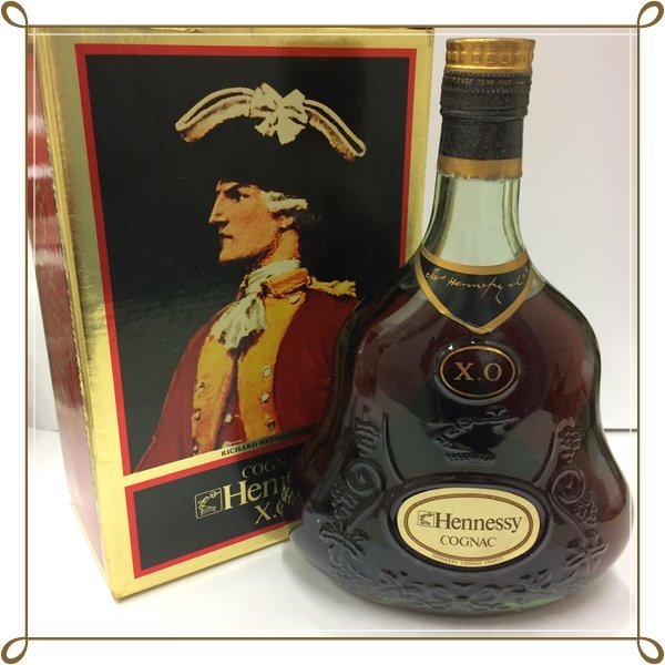 未開栓 ヘネシーXO 金キャップ グリーンボトル 700ml Hennessy
