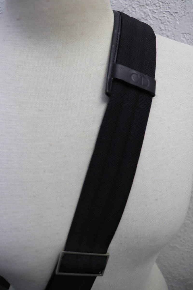即決 DIOR HOMME ディオールオム archive エディスリマン期 2000年代初頭 ロゴ総柄 キャンバス ジャガード ショルダーバッグ サコッシュ 黒 DIOR HOMME archive shop｜ディオールオムなら iliushoon993's フレグランス