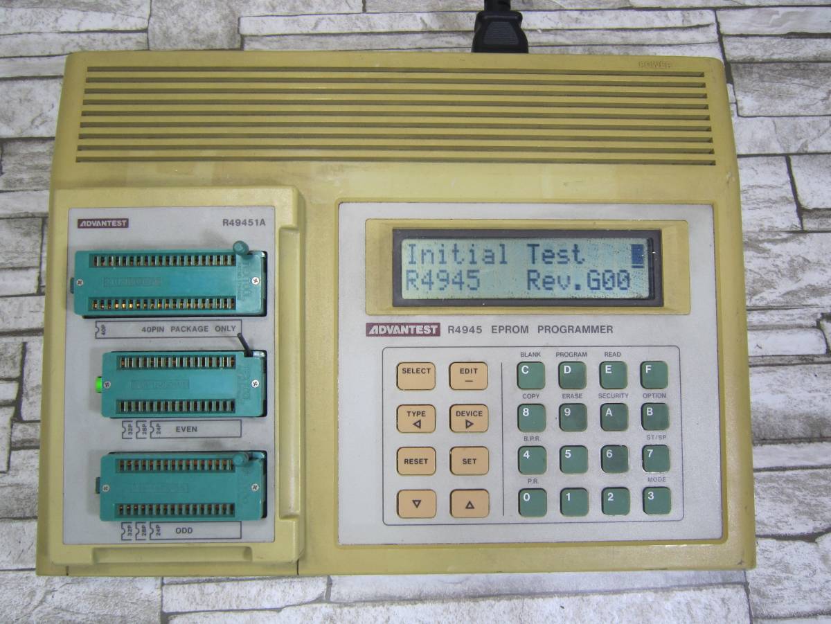 ADVANTEST R49451A/R4945 EPROM PROGRAMMER(その他)｜売買されたオークション情報、yahooの商品情報を ...