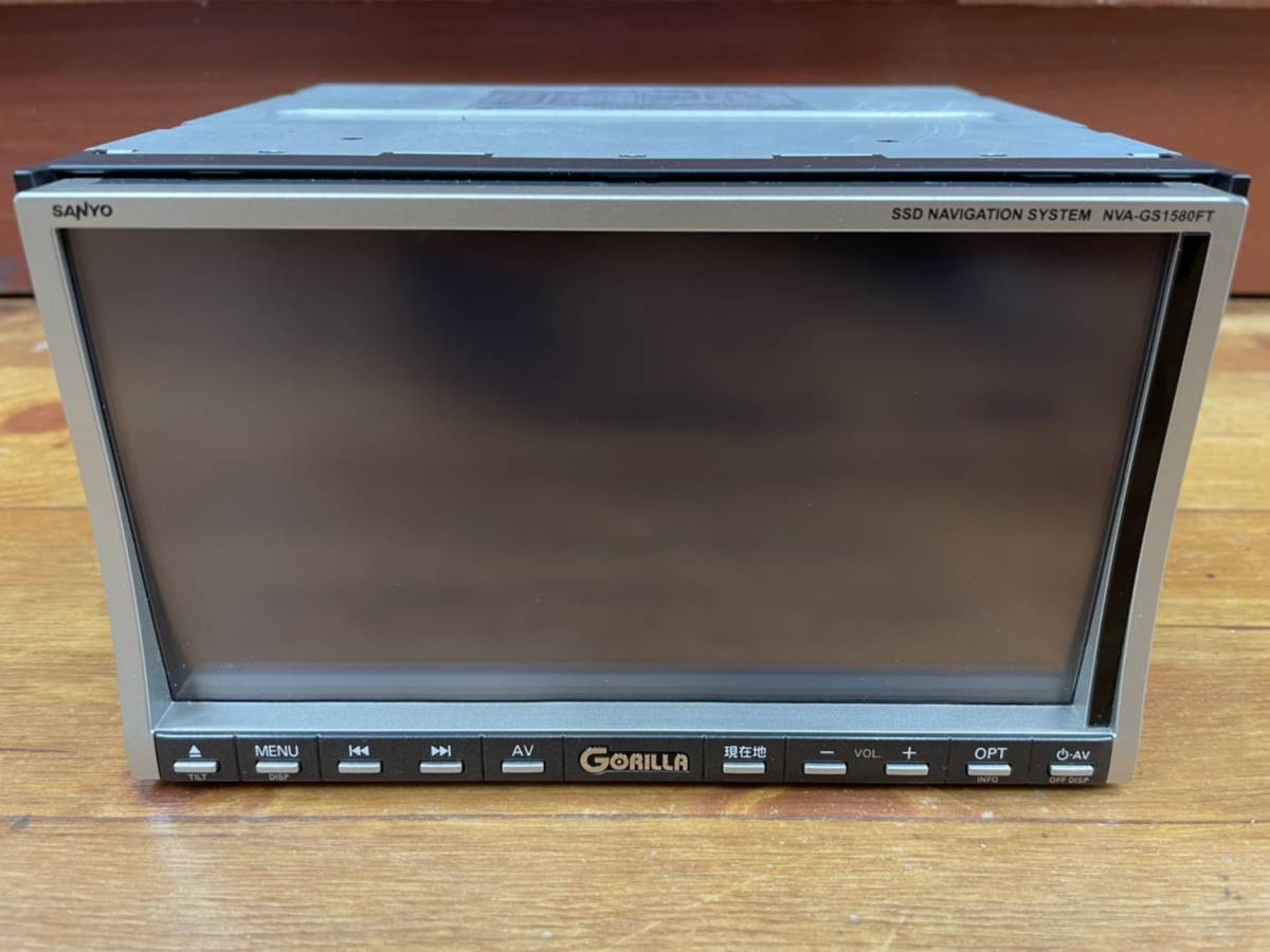 SANYO 三洋電機 6.2V型 NV ◇SANYO(サンヨー) NVA-GS1610FT フルセグチューナー内蔵カーナビ 地デジ(フルセグ)内蔵 Gorilla SSDカーナビ ワンセグチューナー内蔵 SSDポータブル : 三洋、ワンセグ予約録画対応“SSDポータブルナビ” ゴリラ 地上デジタルＴＶチューナー内蔵ＳＳＤポータブルナビゲーション