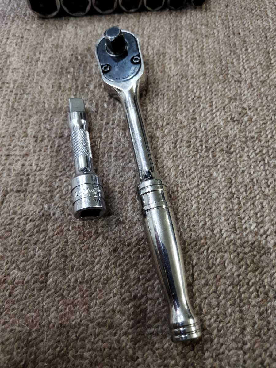 スナップオン Snap-on 差込3/8sq 9.5mm シャローソケット セット スナップオン Snap-on 差込3/8sq 9.5mm シャローソケット セット