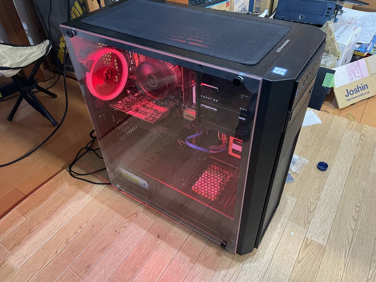 1円出品 最低落札なし】☆自作ゲーミングPC☆Core-i7 6700、8GB 
