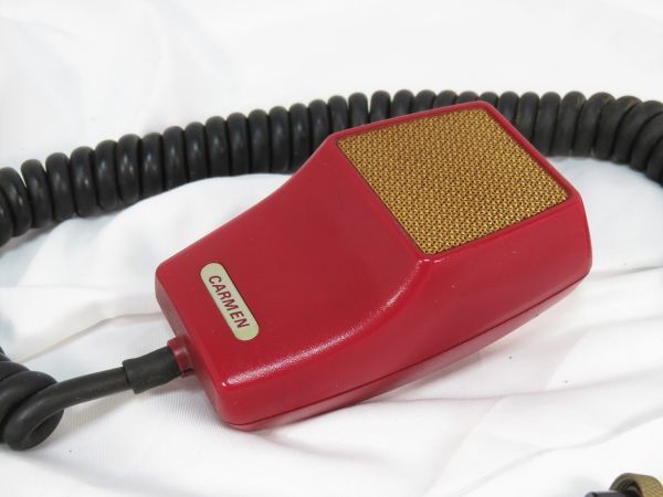 CARMEN 赤色 スーパー電子ガチャコンマイク CB無線 NASA オーフナ  