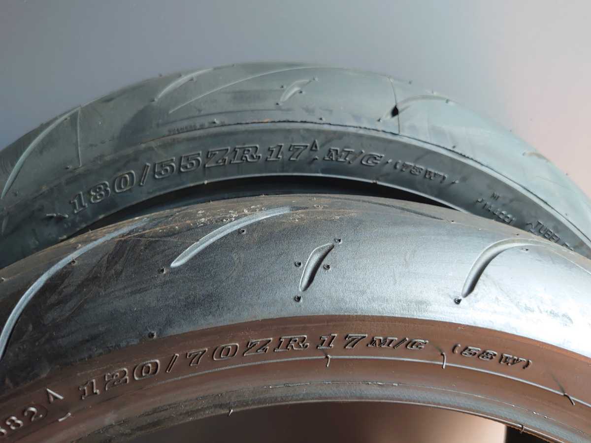 DUNLOP SPORTMAX D214 ロードスポーツ 120/70ZR17 180/55ZR17 前後 