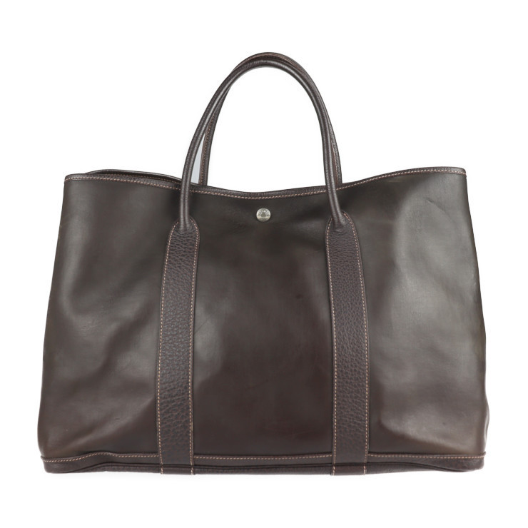 美品 HERMES エルメス ガーデンパーティー MM トートバッグ アマゾニア 