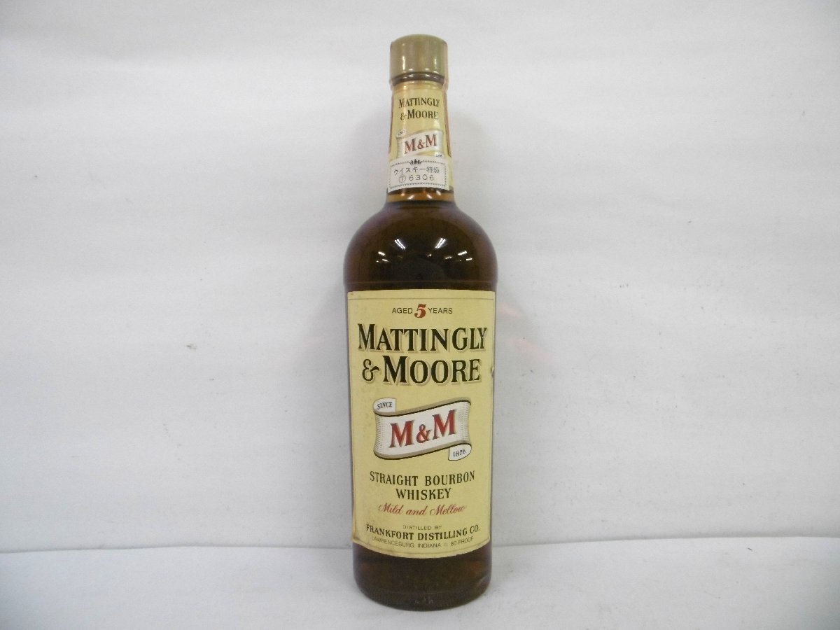 5年 未開栓 MATTINGLY&MOORE バーボン & Mattingly