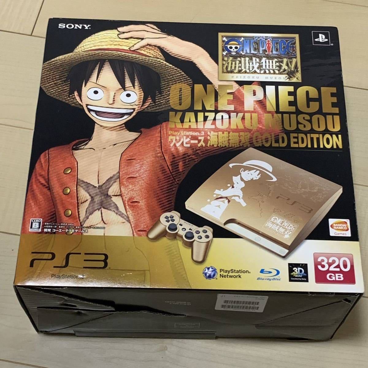 ☆新品未使用☆PlayStation 3 (320GB) ワンピース 海賊無双 GOLD 