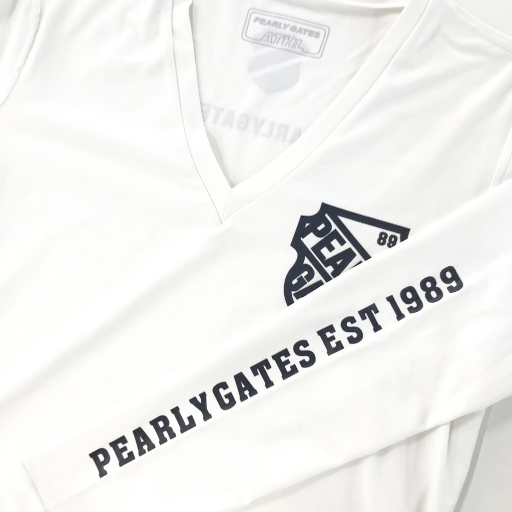 PEARLY GATES パーリーゲイツVネック ATHL COOL 白 4 PEARLY GATES パーリーゲイツVネック ATHL COOL 白 4 GATES PEARLY