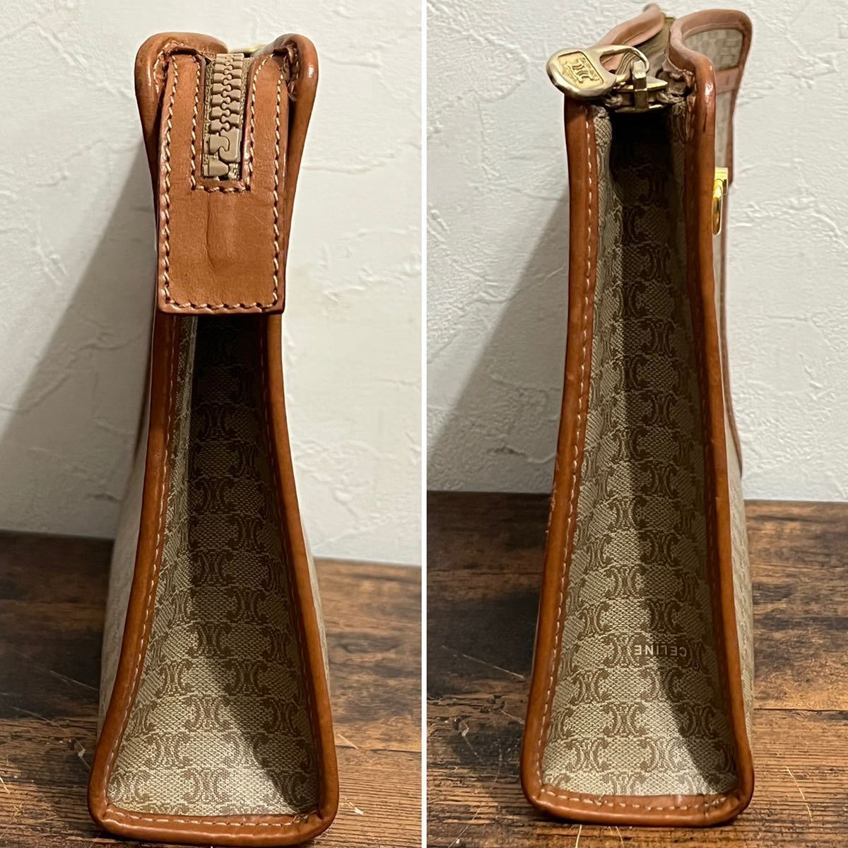 CELINE セリーヌ クラッチバッグ ガンチーニ金具 マカダム柄 【公式通販】