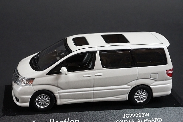 京商 1/43 アルファード:J-collection TOYOTA ALPHARD JC22063W