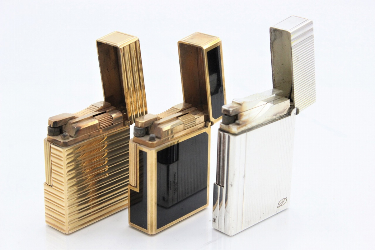 S.T.Dupont デュポン ギャツビー シルバー×ゴールドカラー[ にくく