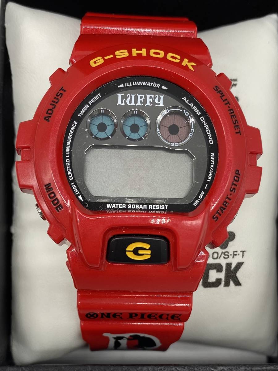 中古】1円～ CASIO G-SHOCK ONE PIECE MONKEY D LUFFYモデル DW-6900FS