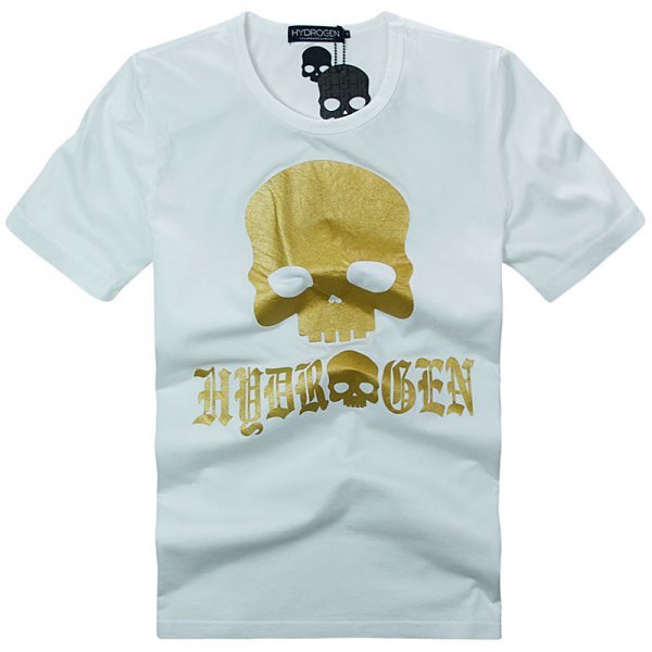 品質保証，安い 格好いい 通気品 メンズ半袖ＴシャツHYDROGENハイドロゲン白XXL(柄もの)｜売買されたオークション情報、yahooの商品情報をアーカイブ公開 - オークファン XLサイズ以上