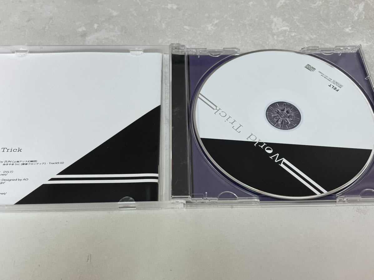 送料込み☆FELT『world trick』☆東方Project☆同人音楽CD☆(ゲーム 